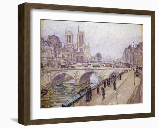 View of Notre Dame, Paris-Fritz Westendorp-Framed Giclee Print