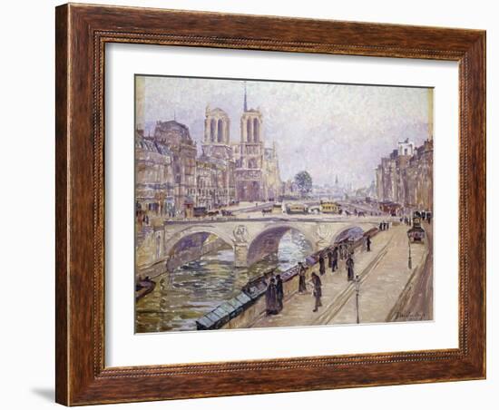 View of Notre Dame, Paris-Fritz Westendorp-Framed Giclee Print