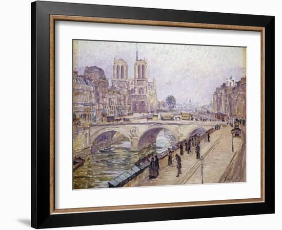 View of Notre Dame, Paris-Fritz Westendorp-Framed Giclee Print