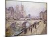 View of Notre Dame, Paris-Fritz Westendorp-Mounted Giclee Print
