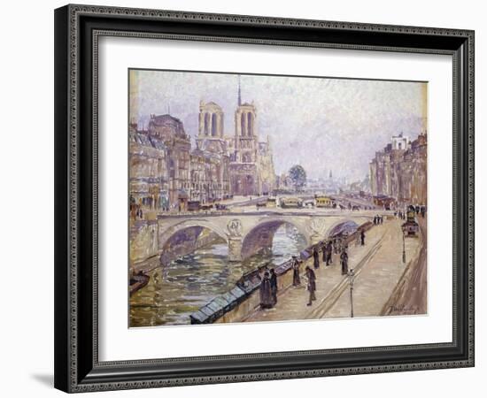 View of Notre Dame, Paris-Fritz Westendorp-Framed Giclee Print