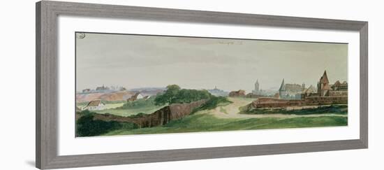 View of Nuremberg, 1496-97-Albrecht Dürer-Framed Giclee Print