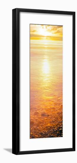 View of Ocean During Sunset, Calumet Park Beach, La Jolla, San Diego, California, Usa-null-Framed Photographic Print
