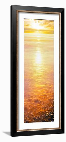 View of Ocean During Sunset, Calumet Park Beach, La Jolla, San Diego, California, Usa-null-Framed Photographic Print