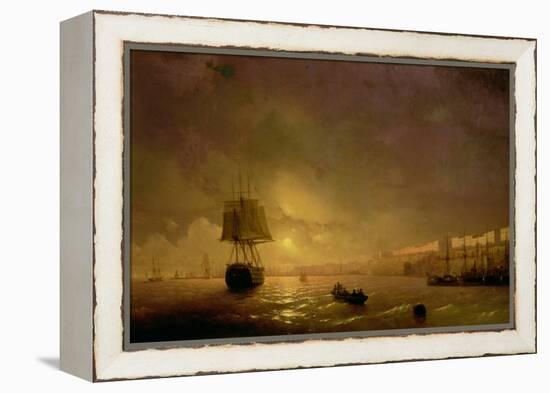 View of Odessa by Moonlight, 1846-Ivan Konstantinovich Aivazovsky-Framed Premier Image Canvas