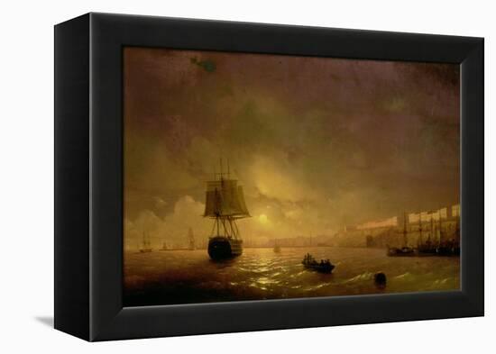 View of Odessa by Moonlight, 1846-Ivan Konstantinovich Aivazovsky-Framed Premier Image Canvas