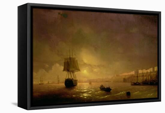 View of Odessa by Moonlight, 1846-Ivan Konstantinovich Aivazovsky-Framed Premier Image Canvas