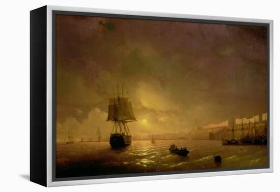 View of Odessa by Moonlight, 1846-Ivan Konstantinovich Aivazovsky-Framed Premier Image Canvas