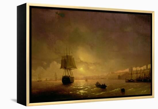 View of Odessa by Moonlight, 1846-Ivan Konstantinovich Aivazovsky-Framed Premier Image Canvas