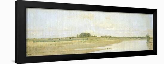 View of Ofanto Valley, 1865-1866-Giuseppe De Nittis-Framed Giclee Print