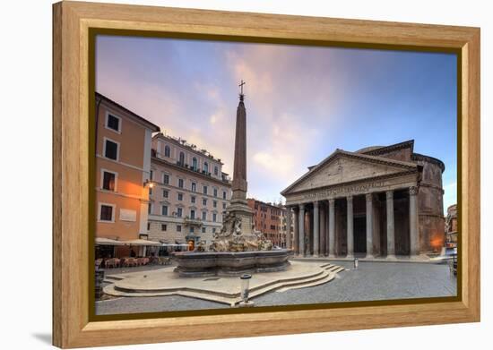 View of Old Pantheon-Roberto Moiola-Framed Premier Image Canvas