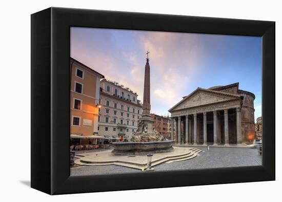 View of Old Pantheon-Roberto Moiola-Framed Premier Image Canvas