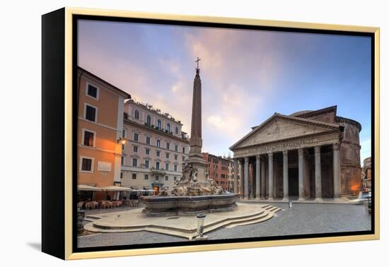 View of Old Pantheon-Roberto Moiola-Framed Premier Image Canvas