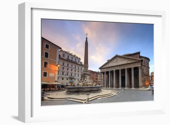 View of Old Pantheon-Roberto Moiola-Framed Photographic Print