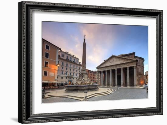 View of Old Pantheon-Roberto Moiola-Framed Photographic Print