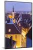 View of Old Town at Dusk, from Toompea, Tallinn, Estonia-Peter Adams-Mounted Photographic Print