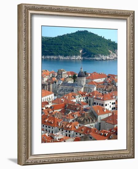 View of Old Town from City Wall, Dubrovnik, Croatia-Lisa S. Engelbrecht-Framed Photographic Print