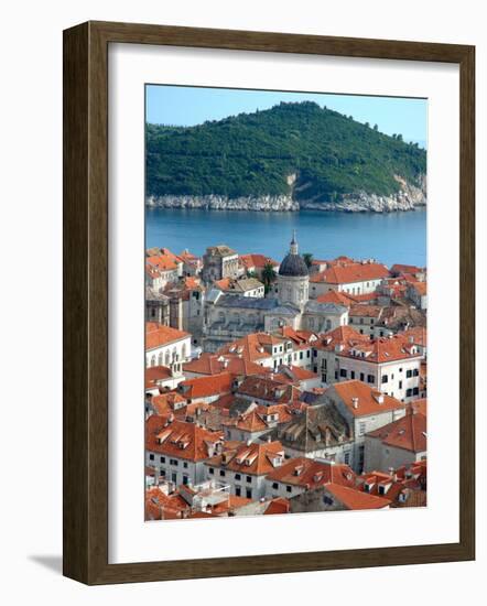 View of Old Town from City Wall, Dubrovnik, Croatia-Lisa S. Engelbrecht-Framed Photographic Print