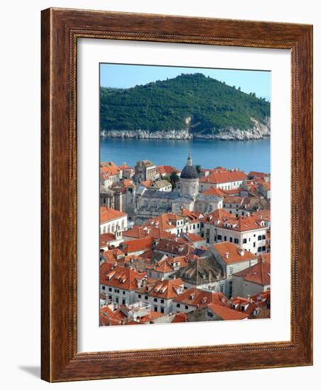 View of Old Town from City Wall, Dubrovnik, Croatia-Lisa S. Engelbrecht-Framed Photographic Print