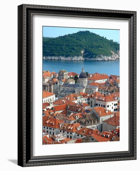 View of Old Town from City Wall, Dubrovnik, Croatia-Lisa S. Engelbrecht-Framed Photographic Print