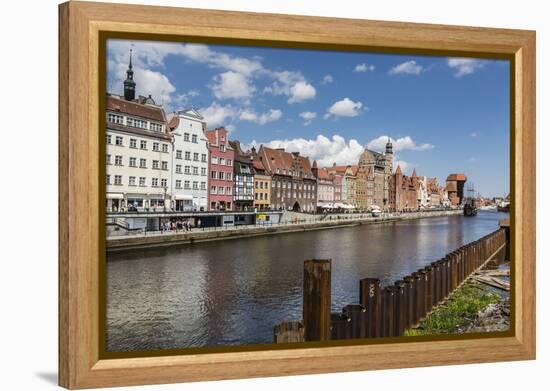 View of Old Town Gdansk from the Vistula River, Gdansk, Poland, Europe-Michael Nolan-Framed Premier Image Canvas