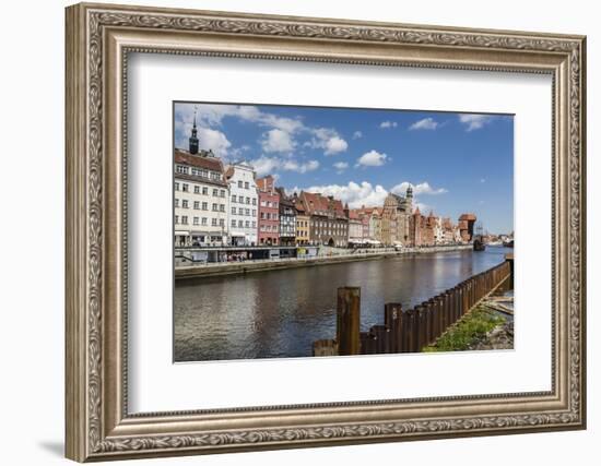 View of Old Town Gdansk from the Vistula River, Gdansk, Poland, Europe-Michael Nolan-Framed Photographic Print