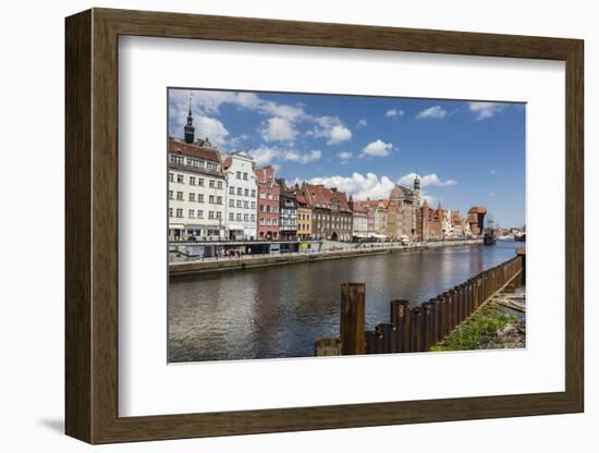 View of Old Town Gdansk from the Vistula River, Gdansk, Poland, Europe-Michael Nolan-Framed Photographic Print