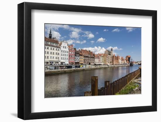 View of Old Town Gdansk from the Vistula River, Gdansk, Poland, Europe-Michael Nolan-Framed Photographic Print