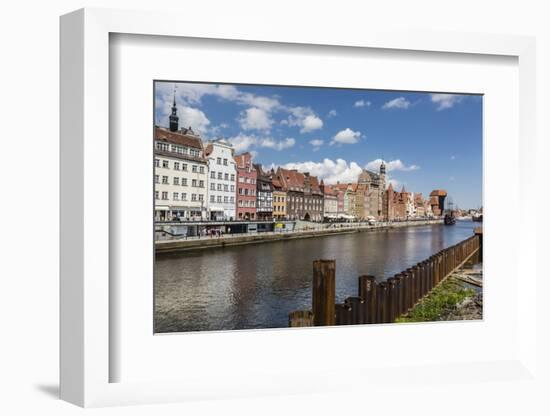 View of Old Town Gdansk from the Vistula River, Gdansk, Poland, Europe-Michael Nolan-Framed Photographic Print