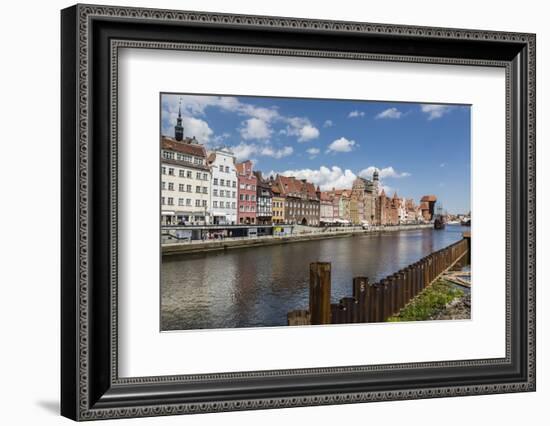 View of Old Town Gdansk from the Vistula River, Gdansk, Poland, Europe-Michael Nolan-Framed Photographic Print