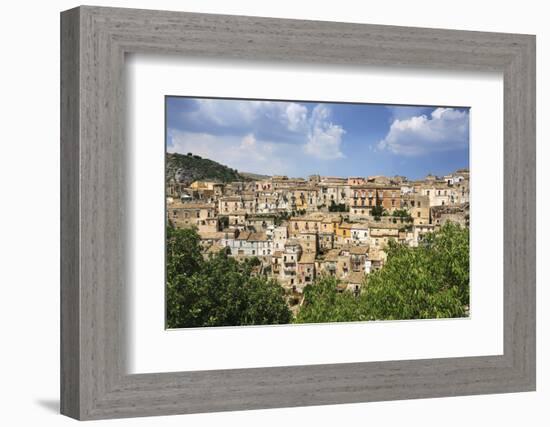 View of Old Town, Ragusa, Val di Noto, UNESCO World Heritage Site, Sicily, Italy, Europe-John Miller-Framed Photographic Print