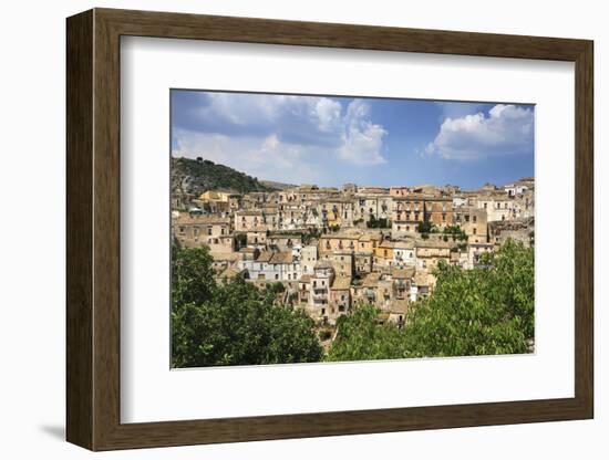 View of Old Town, Ragusa, Val di Noto, UNESCO World Heritage Site, Sicily, Italy, Europe-John Miller-Framed Photographic Print