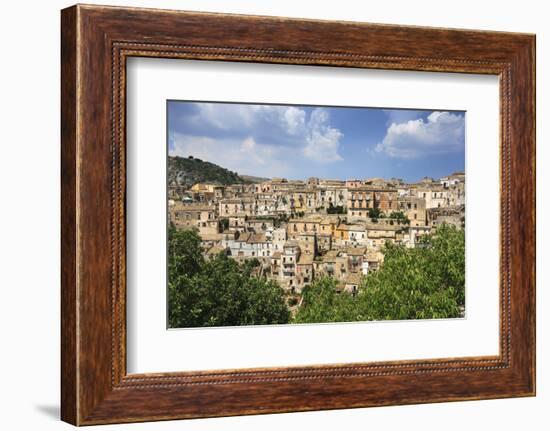 View of Old Town, Ragusa, Val di Noto, UNESCO World Heritage Site, Sicily, Italy, Europe-John Miller-Framed Photographic Print