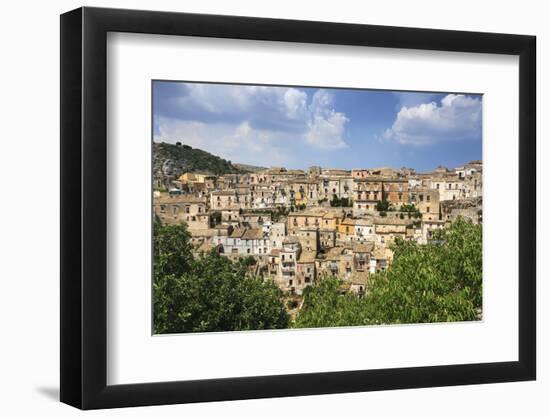 View of Old Town, Ragusa, Val di Noto, UNESCO World Heritage Site, Sicily, Italy, Europe-John Miller-Framed Photographic Print