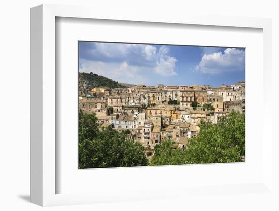 View of Old Town, Ragusa, Val di Noto, UNESCO World Heritage Site, Sicily, Italy, Europe-John Miller-Framed Photographic Print