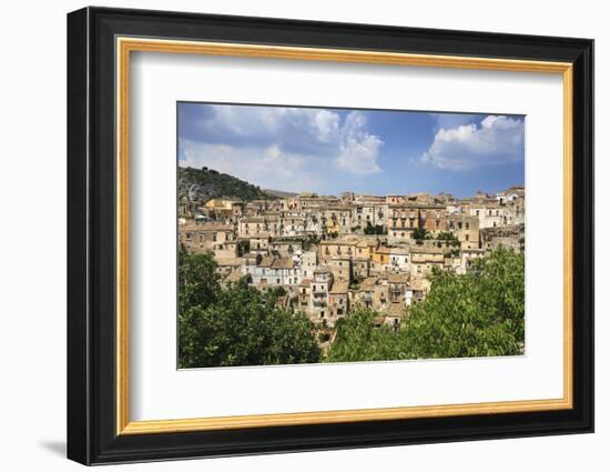 View of Old Town, Ragusa, Val di Noto, UNESCO World Heritage Site, Sicily, Italy, Europe-John Miller-Framed Photographic Print