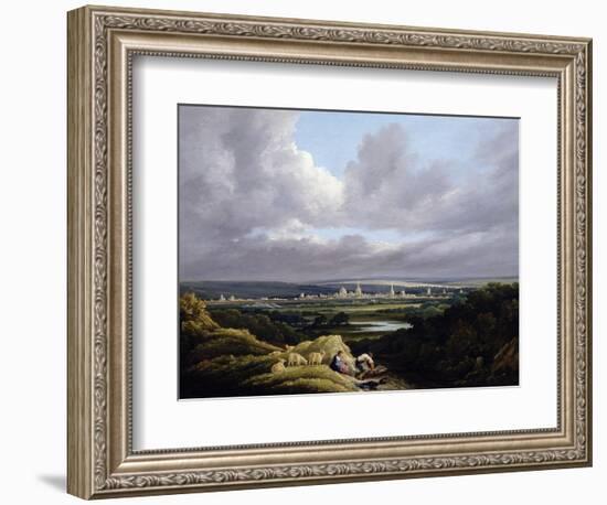 View of Oxford from a Distance-J. M. W. Turner-Framed Giclee Print