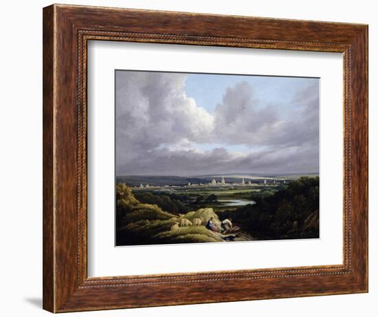 View of Oxford from a Distance-J. M. W. Turner-Framed Giclee Print