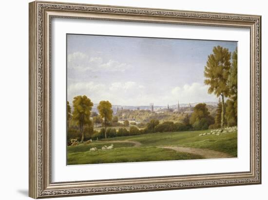 View of Oxford from Headington-J. M. W. Turner-Framed Giclee Print