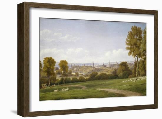 View of Oxford from Headington-J. M. W. Turner-Framed Giclee Print