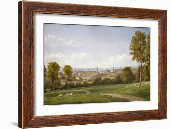 View of Oxford from Headington-J. M. W. Turner-Framed Giclee Print