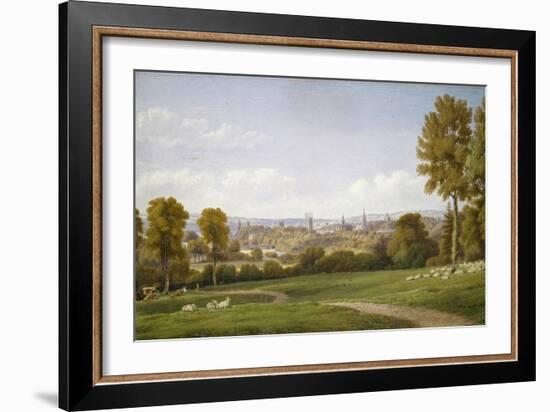 View of Oxford from Headington-J. M. W. Turner-Framed Giclee Print