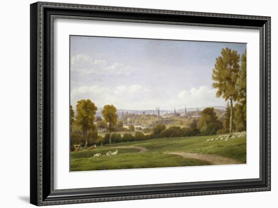 View of Oxford from Headington-J. M. W. Turner-Framed Giclee Print