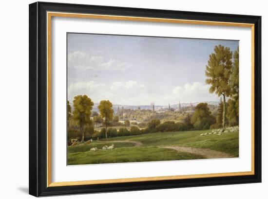 View of Oxford from Headington-J. M. W. Turner-Framed Giclee Print