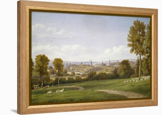 View of Oxford from Headington-J. M. W. Turner-Framed Premier Image Canvas