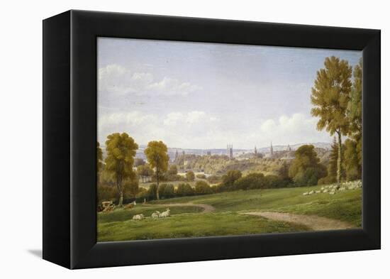 View of Oxford from Headington-J. M. W. Turner-Framed Premier Image Canvas