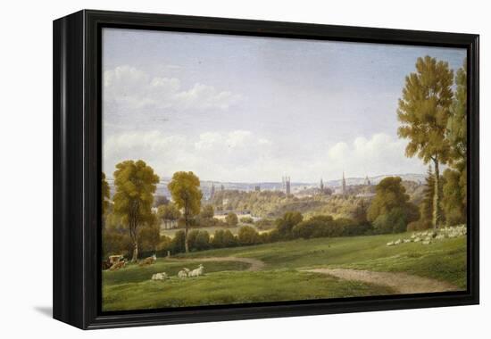 View of Oxford from Headington-J. M. W. Turner-Framed Premier Image Canvas