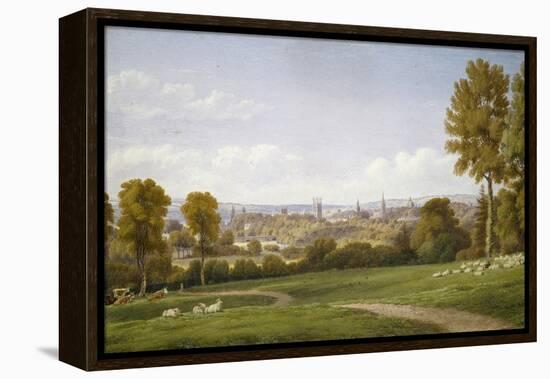 View of Oxford from Headington-J. M. W. Turner-Framed Premier Image Canvas