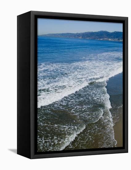 View of Pacific Ocean from Santa Monica Pier, Santa Monica, California, USA-Ethel Davies-Framed Premier Image Canvas