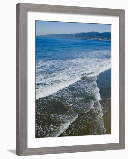 View of Pacific Ocean from Santa Monica Pier, Santa Monica, California, USA-Ethel Davies-Framed Photographic Print